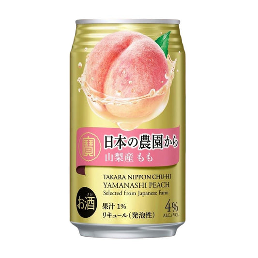 (Case) Takara Nippon Chu-Hi Cocktail Spritz (Yamanashi Peach) (ABV 4%) 350ml*24