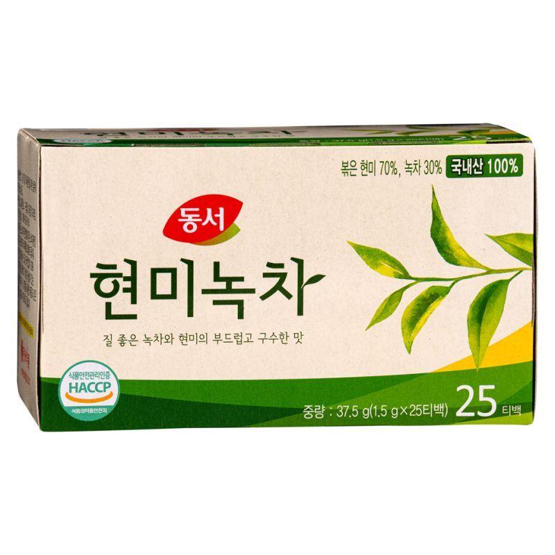 (Case) Dong Suh Brown Rice Green Tea (25 bags) 현미녹차 37.5g*18
