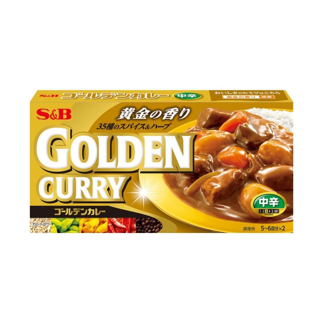(Case) S&B Golden Japanese Curry (Medium Spicy) (JPN version) 198g*60