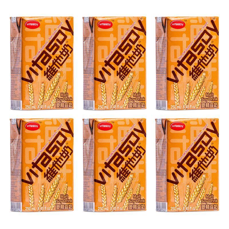 (Case) Vitasoy Malt Soy Drink 維他奶 麥精豆奶 (250ml*6)*8