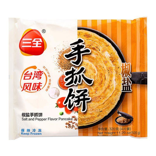 ❄️ Sanquan Pancake (Salt and Pepper Flavour) 三全 手抓餅 (椒鹽) 16 x 320g