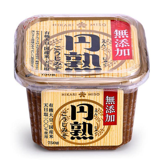 (Case) Hikari Miso Enjuku Koji Miso 無添加 円熟こうじみそ 750g*8