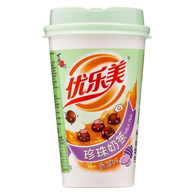 (Case) Xizhilang ST Instant Milk Tea Drink With Tapioca Pearl (Taro Flavour) 喜之郎 優樂美珍珠奶茶 (香芋味) 70g*30