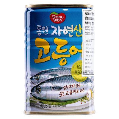 (Case) Dongwon Canned Mackerel 자연산 고등어 400g*24