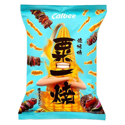 (Case) Calbee Grill-A-Corn (Barbecue Flavoured) 卡樂B 粟一燒 (燒烤味) 80g*20