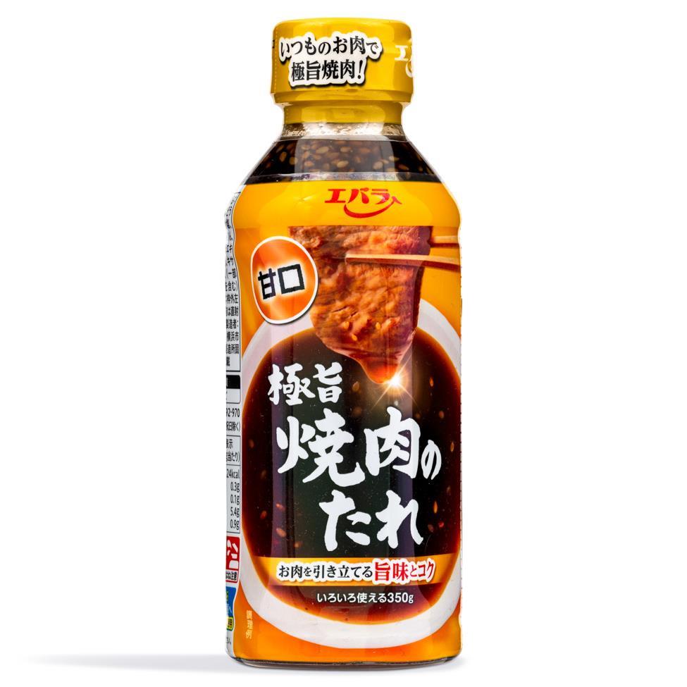 (Case) Ebara Gokuuma Yakinikno Tare Amakuchi (BBQ Sauce Mild) エバラ 極旨焼肉のたれ (甘口) 350g*12