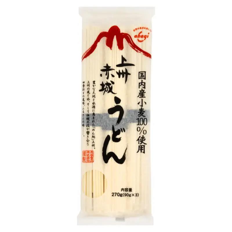 Joshu Akagi Udon (Dried Wheat Udon) 上州赤城うどん 20 x 270g (3 pcs)