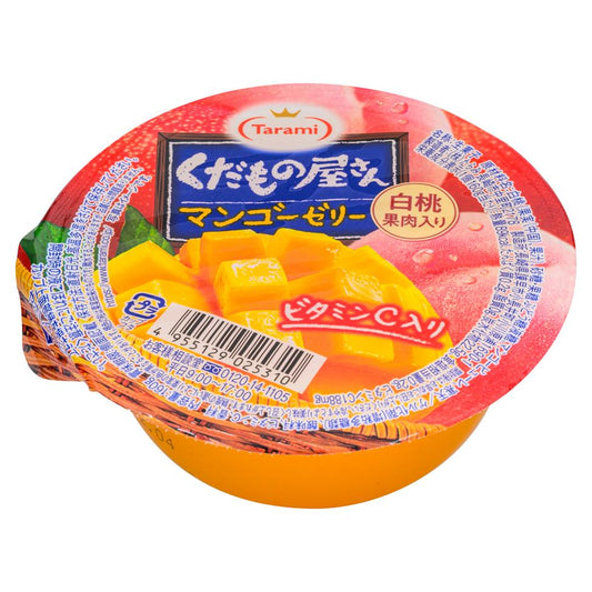 (Case) Tarami Kudamonoyasan Jelly (Mango with White Peach Pulp) 160g*6