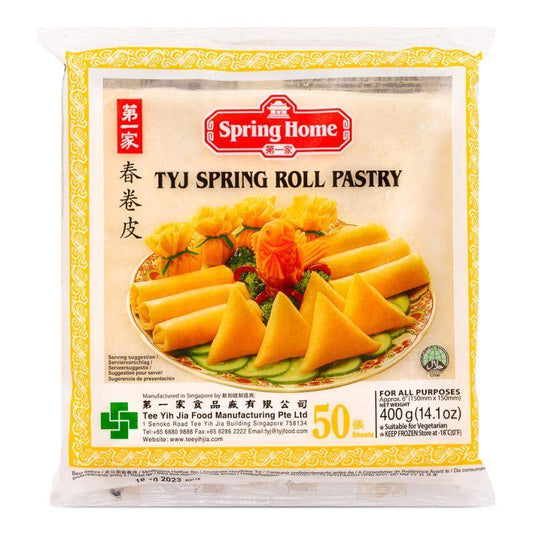 ❄️ Spring Home Tyj Spring Roll Pastry (S) 第一家 春卷皮 (小) 40 x 400g