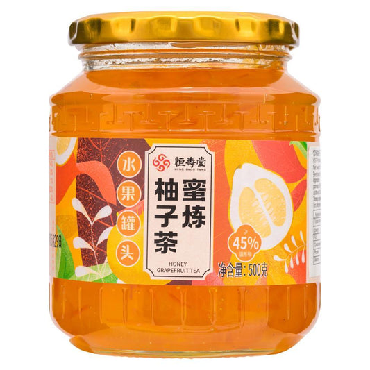 (Case) Heng Shou Tang Pomelos Tea 恆壽堂 蜜煉柚子茶 500g*16
