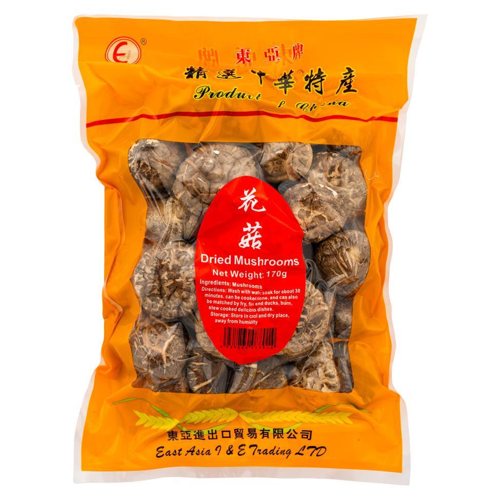 (Case) East Asia Brand Dried Mushroom 東亞牌 花菇 170g*30