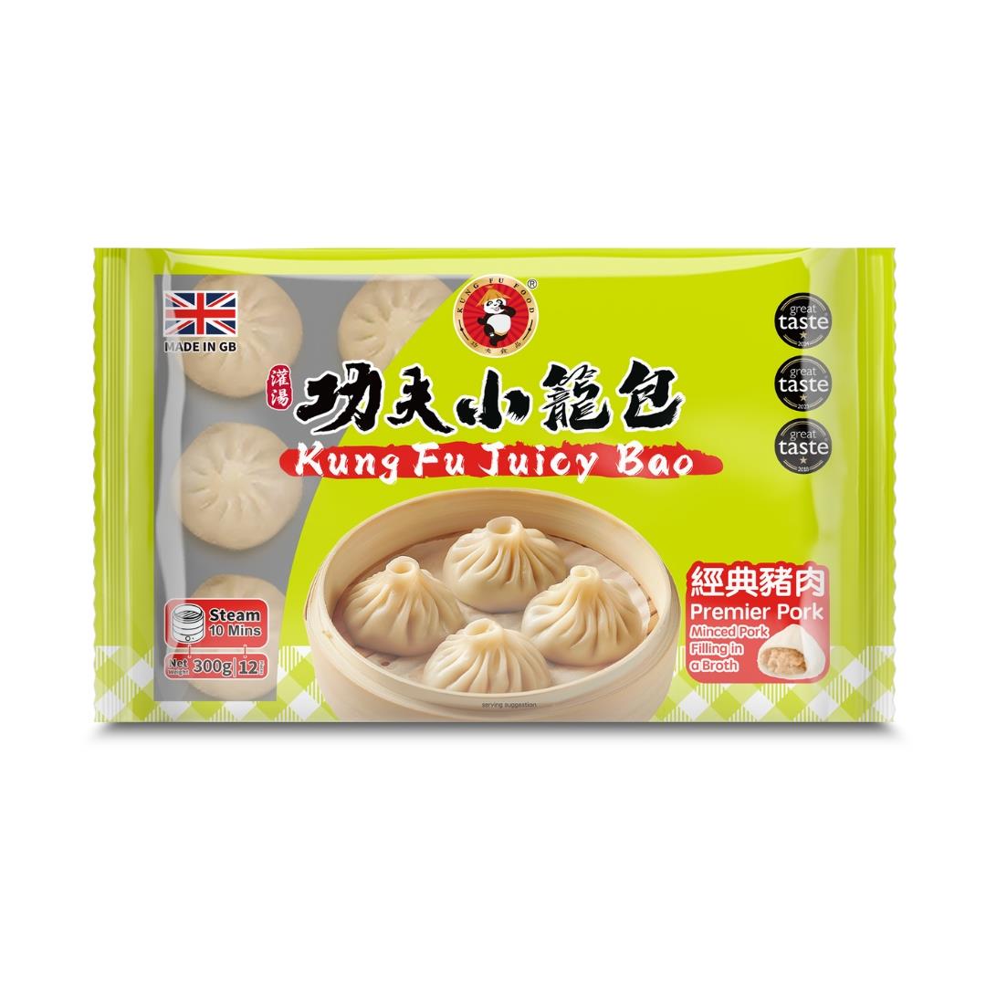 ❄️ Kung Fu Juicy Bao Siu Loong Bun (Premier Pork) 功夫 灌湯小籠包 (經典豬肉) 20 x 300g (12 pcs)