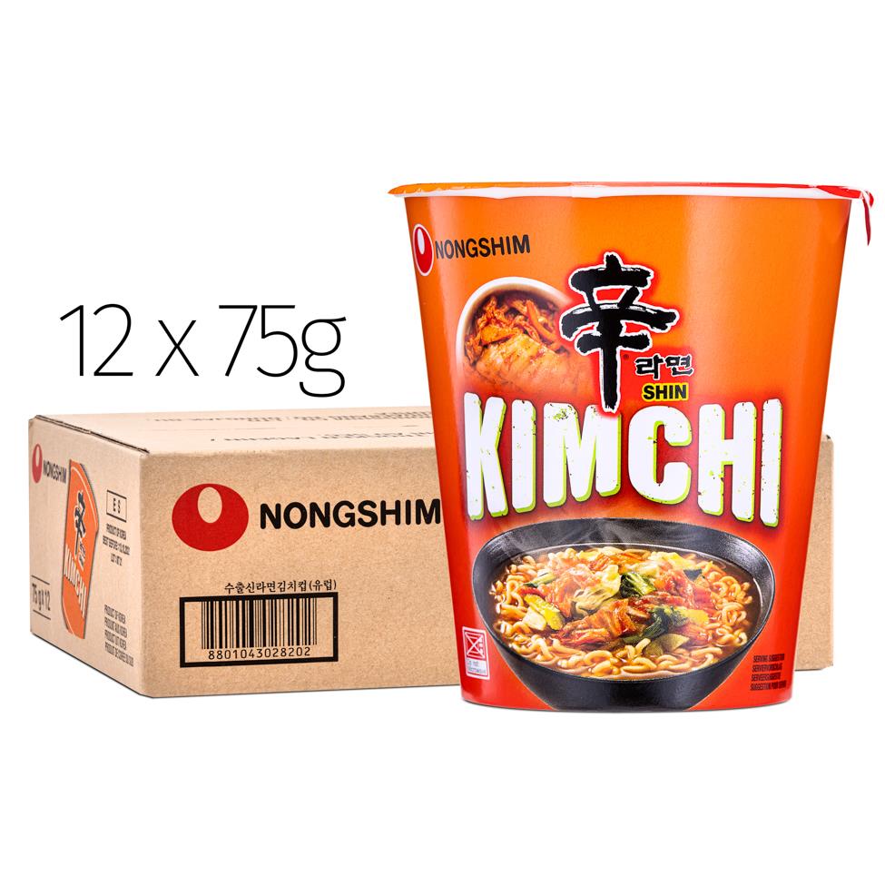 (Case) Nongshim Shin Kimchi Cup Noodle (S) 農心 泡菜辛拉麵杯麵 (小) 75g*12