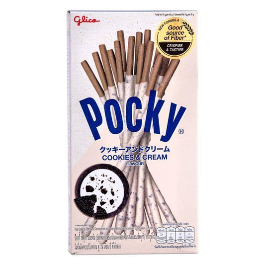 (Multi) Glico Pocky Biscuit Sticks (Cookies & Cream Flavour) 41g*10