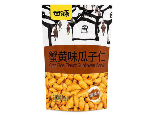 (Case) Ganyuan Crab Roe Flavour Sunflower Seeds 甘源牌 蟹黄味瓜子仁 138g*30