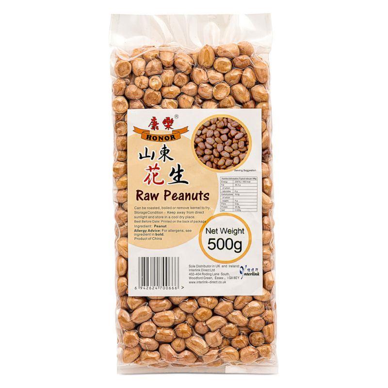 (Case) Honor Raw Peanuts 康樂 山東花生 500g*20