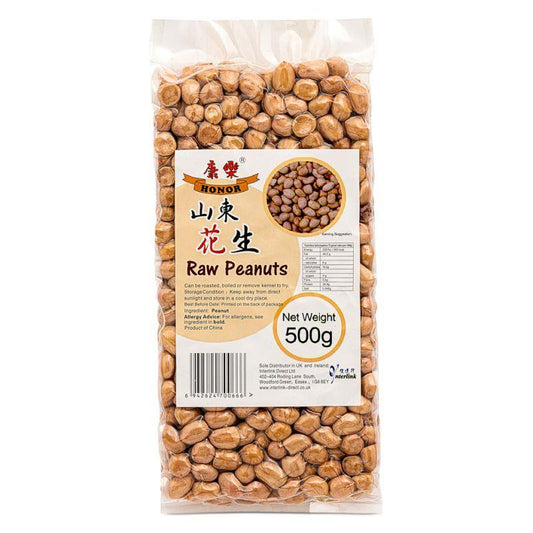 (Case) Honor Raw Peanuts 康樂 山東花生 500g*20