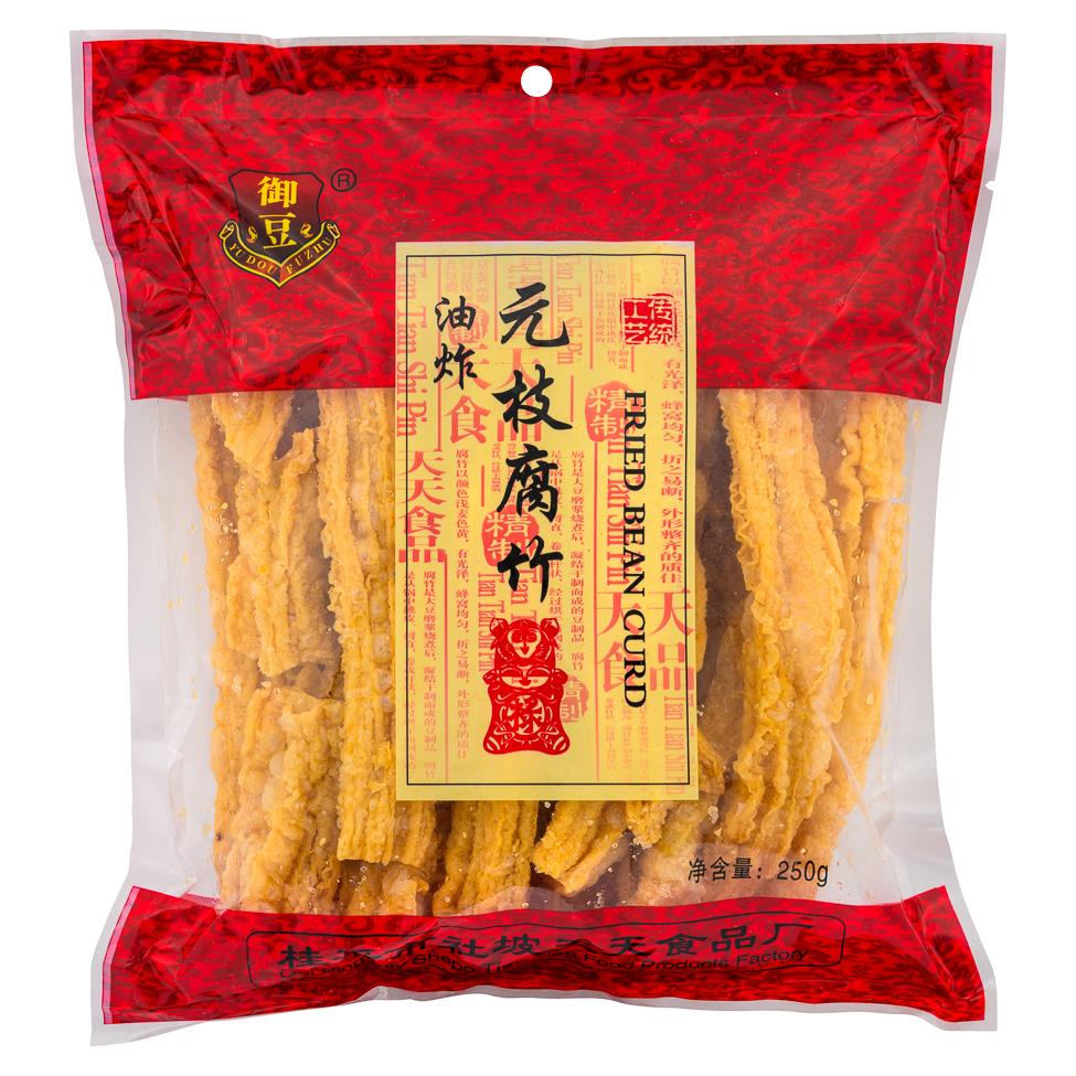 (Case) Yu Dou Fuzhu Fried Bean Curd 油炸元枝腐竹 250g*40