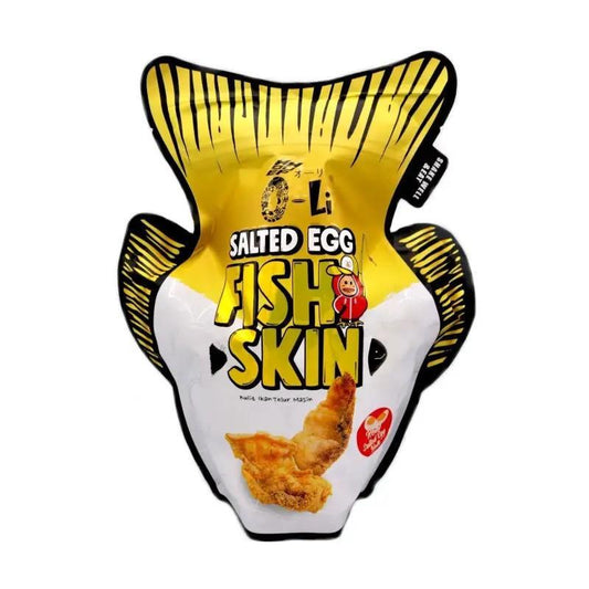 (Case) O-Li Salted Egg Fish Skin - Original 鹹蛋黃香脆魚皮 80g*40