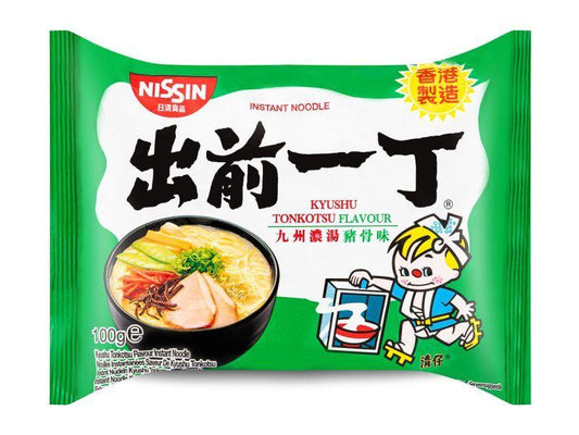 (Case) Nissin Kyushu Tonkotsu Flavour Instant Noodles 出前一丁 九州濃湯豬骨味即食湯麵 100g*30