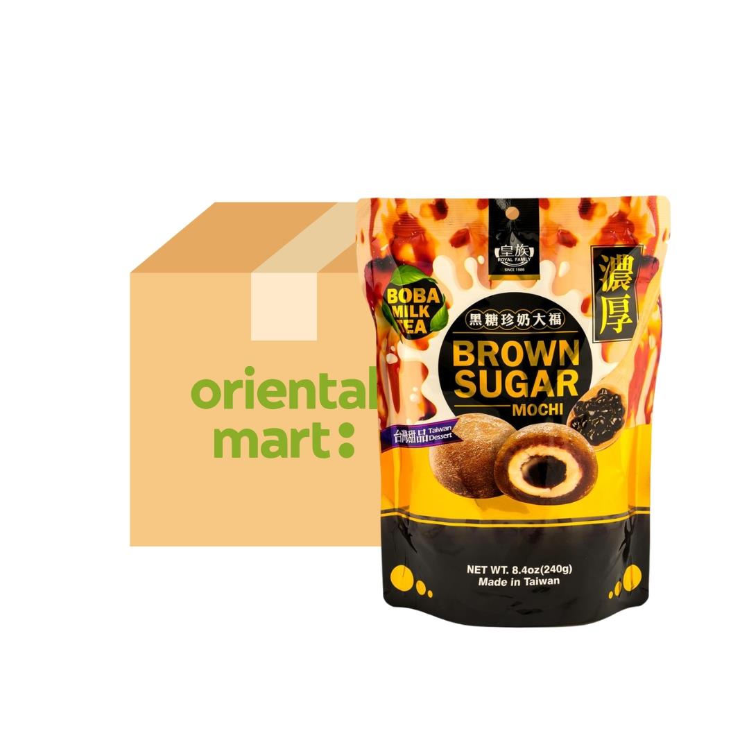 Royal Family Brown Sugar Boba Milk Tea Mochi 12 x 240g