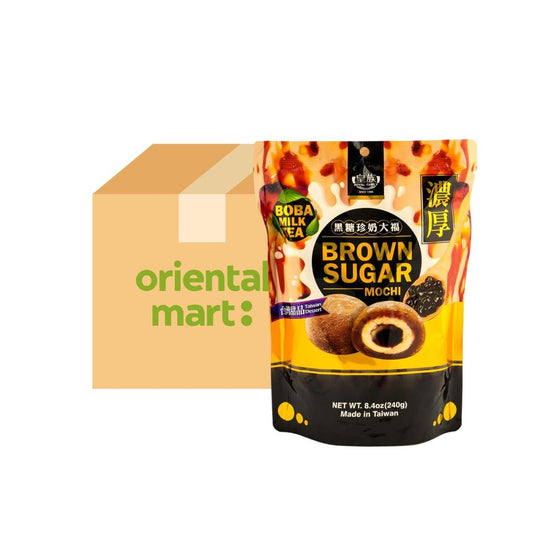 Royal Family Brown Sugar Boba Milk Tea Mochi 12 x 240g