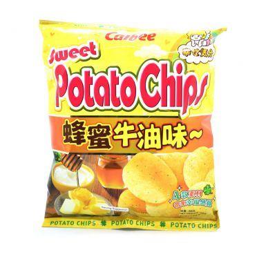 (Case) Calbee Honey & Butter Flavoured Sweet Potato Chips 卡樂B 蜂蜜牛油味薯片 55g*24