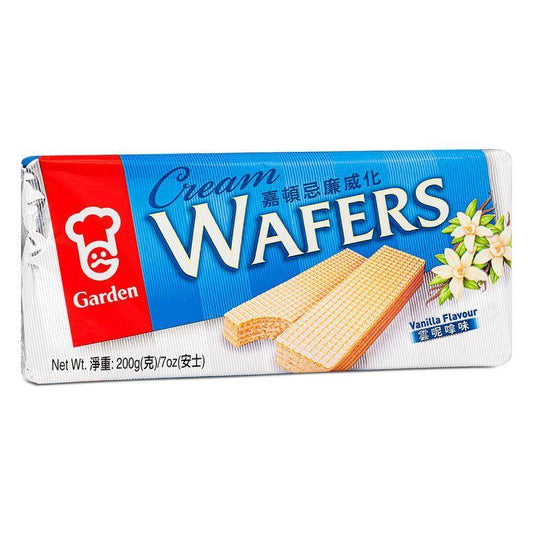 (Case) Garden Cream Wafers (Vanilla Flavour) 嘉頓 忌廉威化 (雲呢拿味) 200g (4*50g)*12