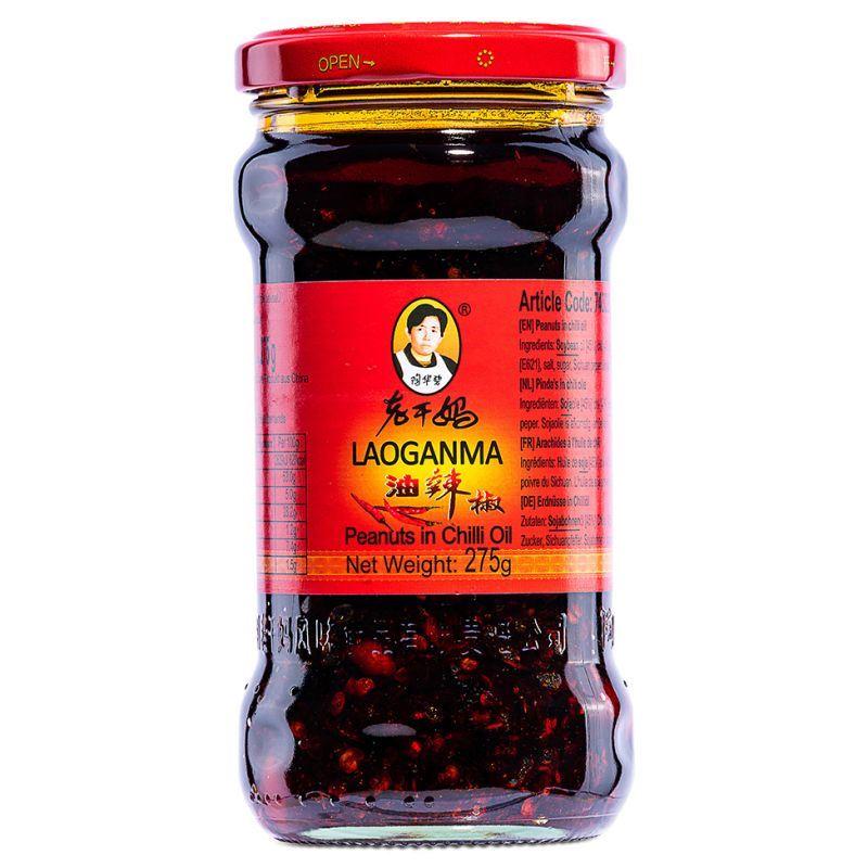 Lao Gan Ma Chilli Oil with Peanuts 老乾媽 油辣椒 24 x 275g