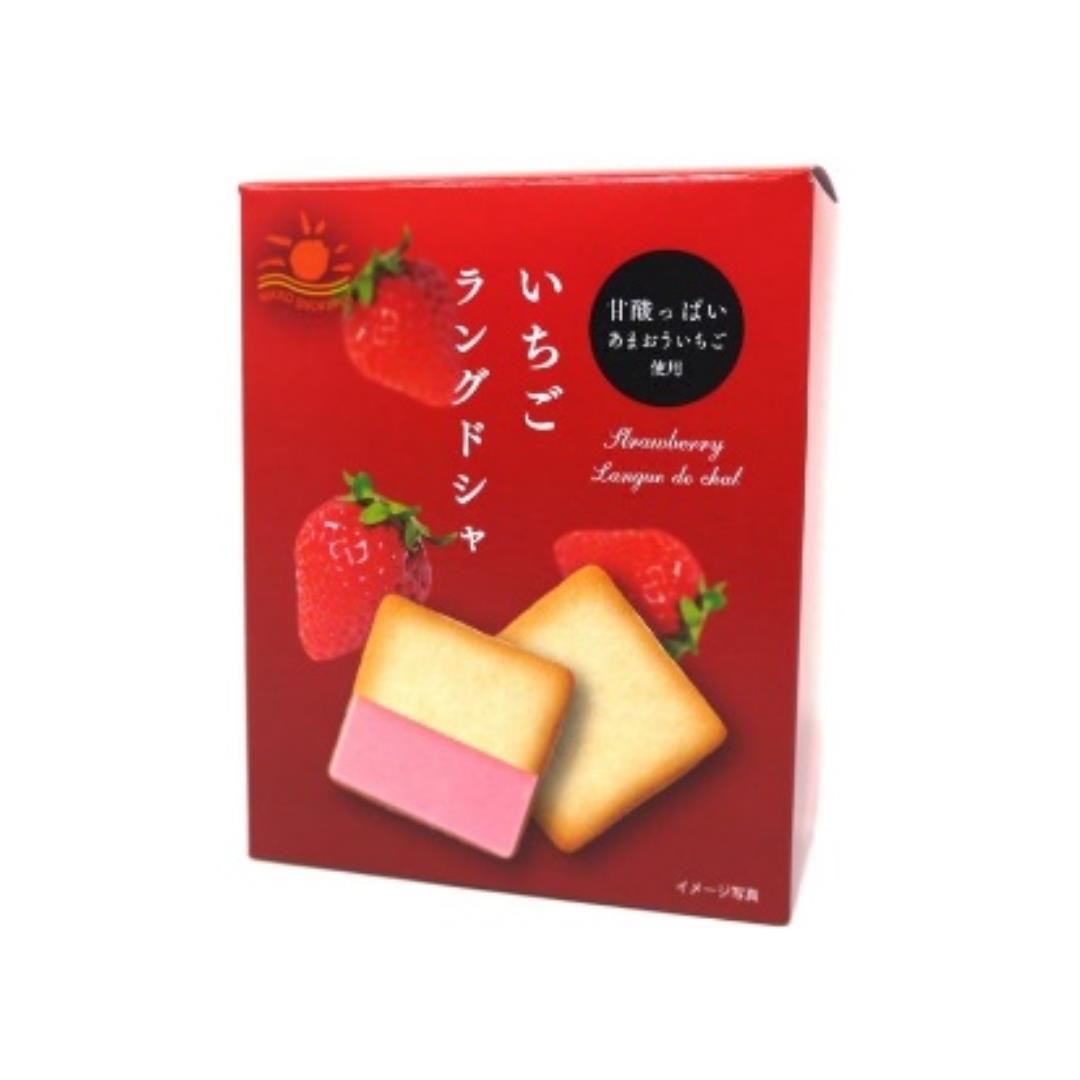 (Case) Nikko Shokuhin Langue De Chat (Strawberry Flavour) 45g*10*6