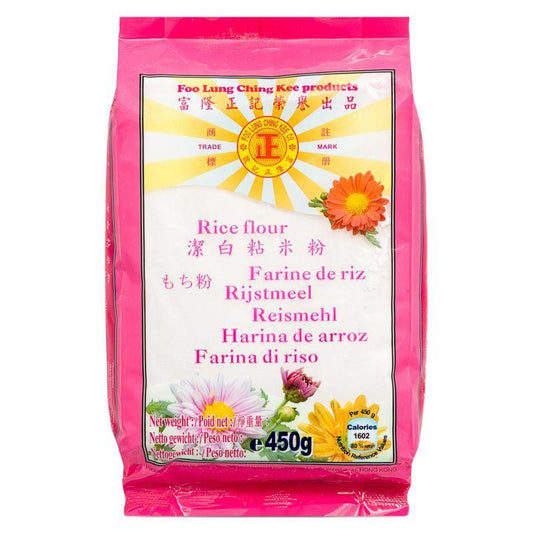 (Case) Foo Lung Ching Kee Rice Flour 富隆正記 潔白粘米粉 450g*32