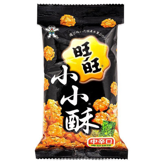 (Case) Want Want Mini Rice Crackers (Seaweed Flavour) 旺旺 小小酥 (海苔辣味) 60g*20
