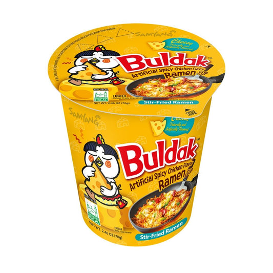 (Case) Samyang Buldak Hot Chicken Cheese Flavour Ramen Cup 70g*30