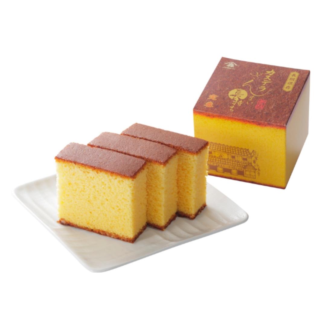 Kashuen Castella Cake (Honey Flavour) 菓秀苑森長 カステラざんまい (定番) 30 x 100g