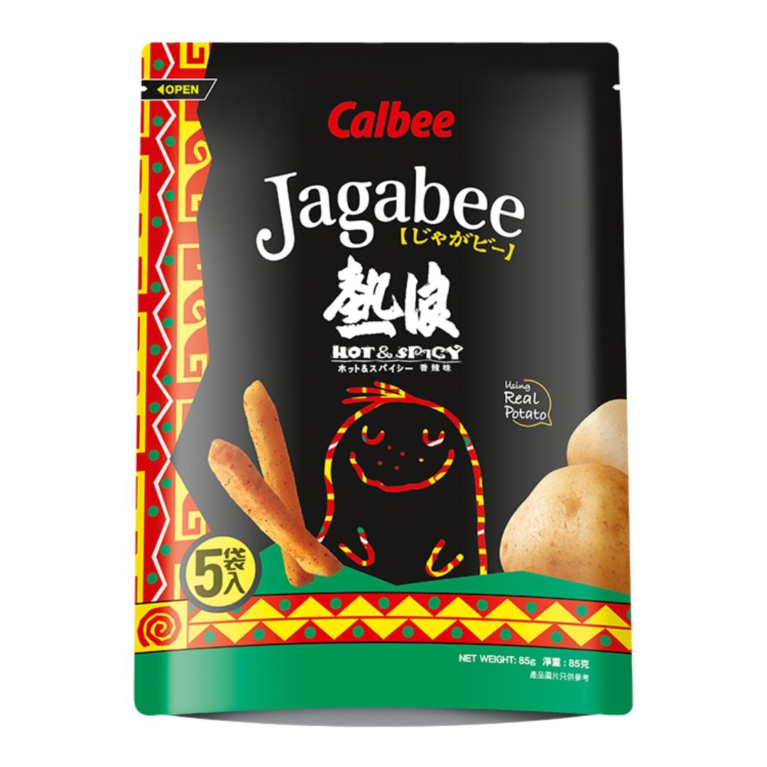 (Case) Calbee Jagabee Potato Sticks (Hot & Spicy Flavour) 85g*12