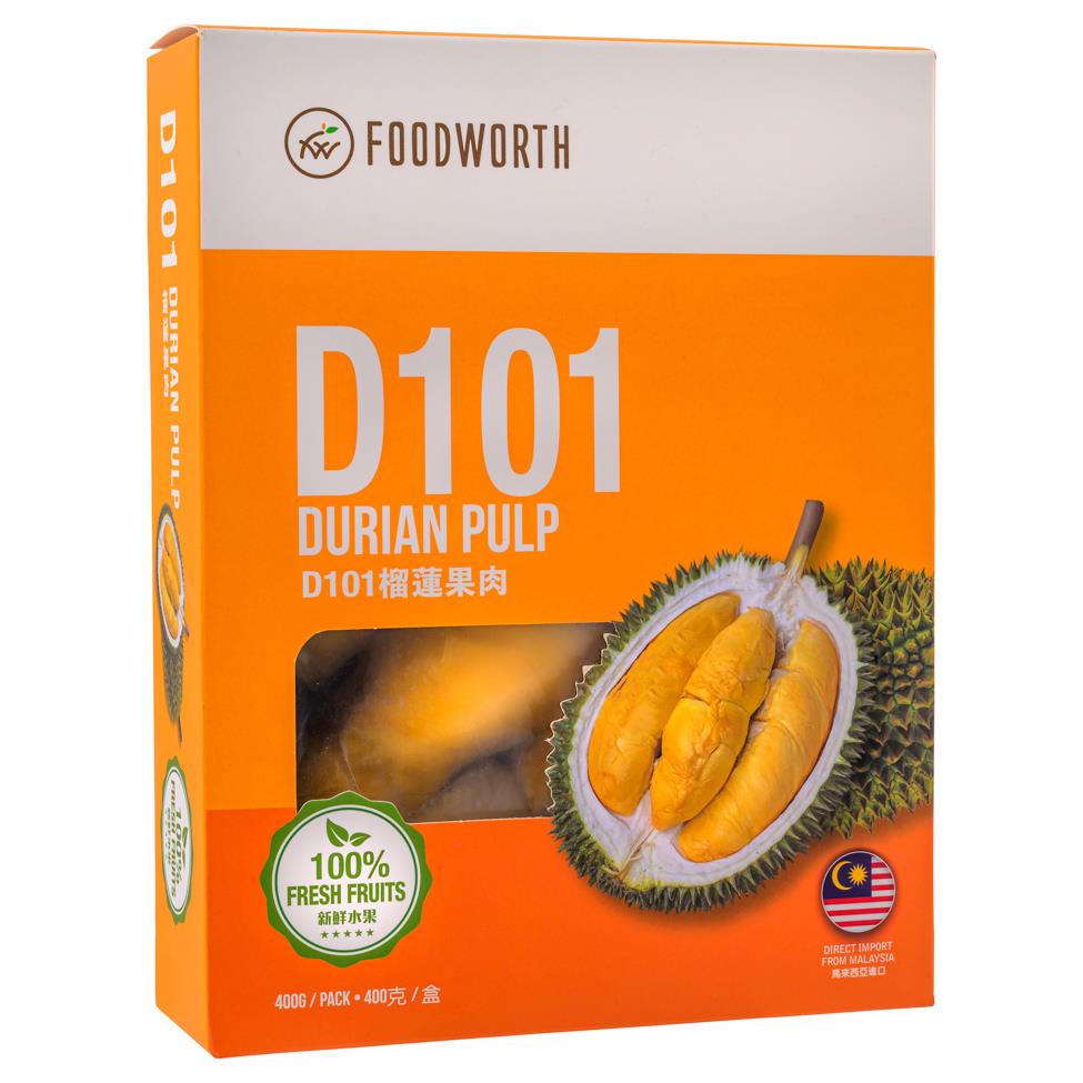 ❄️ Foodworth D101 Durian Pulp 榴蓮果肉 18 x 400g