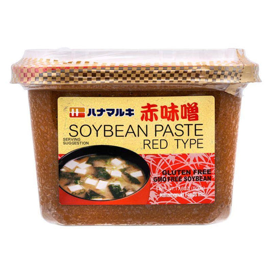Hanamaruki Soybean Miso Paste (Red Type) 赤味增 6 x 500g