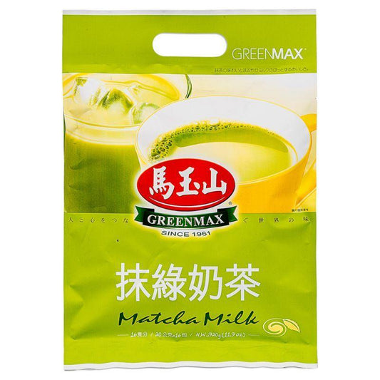 (Case) Greenmax Matcha Milk 馬玉山 抹綠奶茶 320g*12