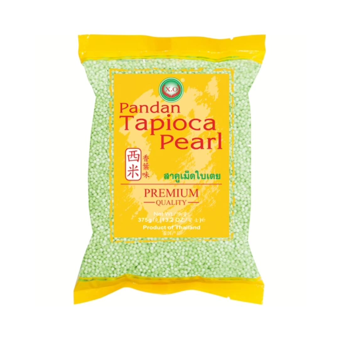 X.O Tapioca Pearl (Pandan Flavour) 西米 (香葉味) 30 x 375g
