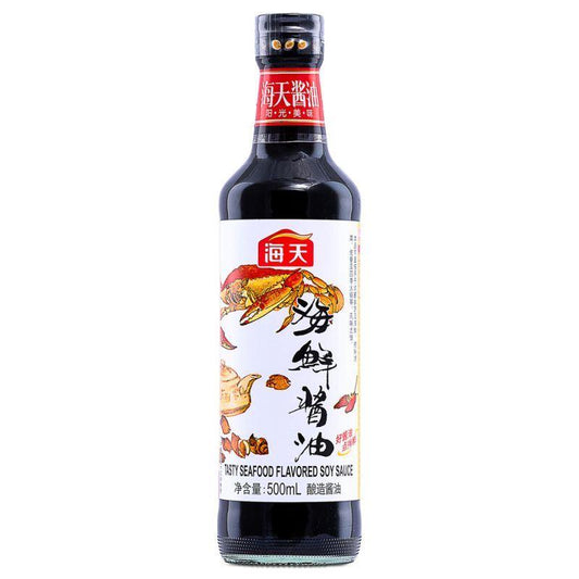 Haday Tasty Seafood Flavoured Soy Sauce 海天 海鮮醬油 12 x 500ml