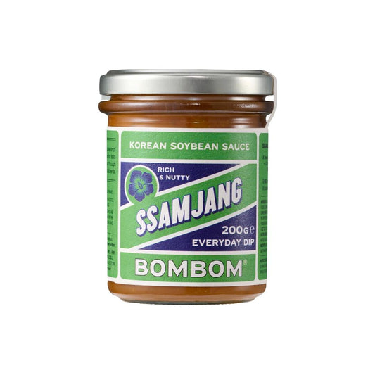 BOMBOM Ssamjang Korean Rich & Nutty Fermented Soybean Sauce 12 x 190g