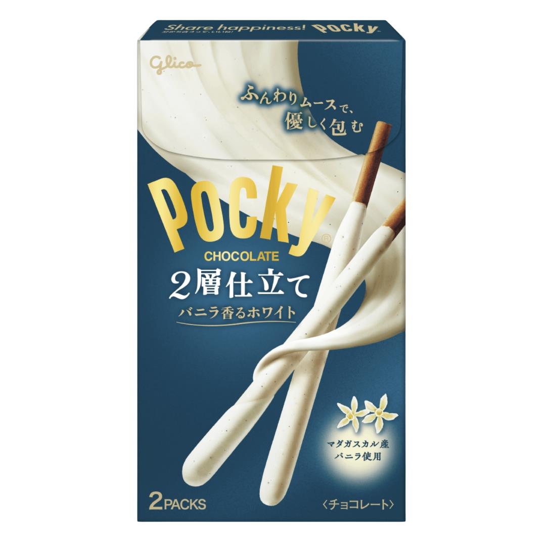 (Multi) Glico Pocky Double White Chocolate Vanilla Cookies 52.2g*10