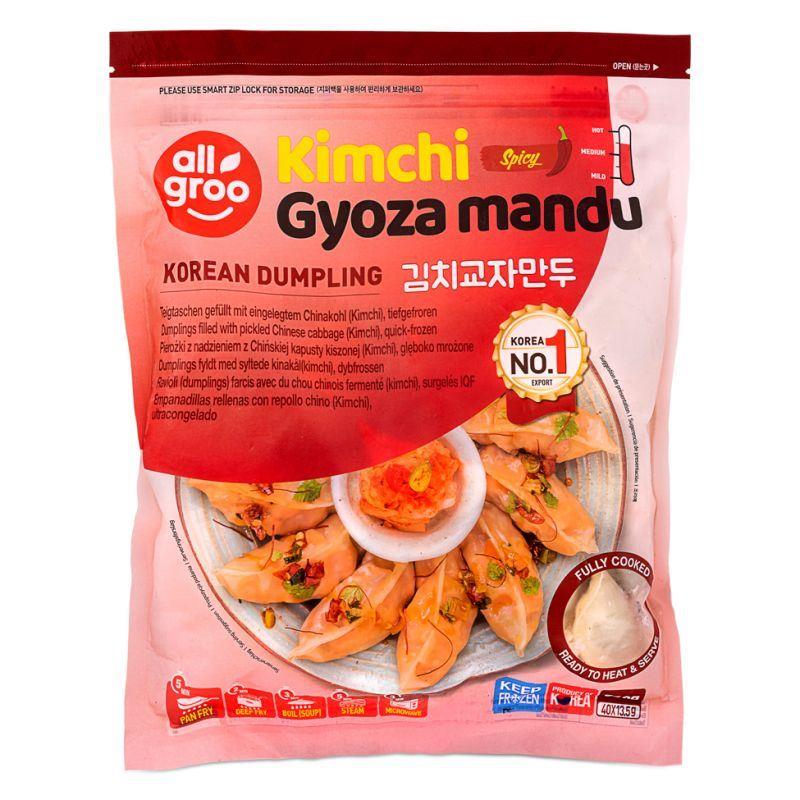 ❄️ Allgroo Kimchi Gyoza Mandu Korean Dumpling 김치교차만두 12 x 540g