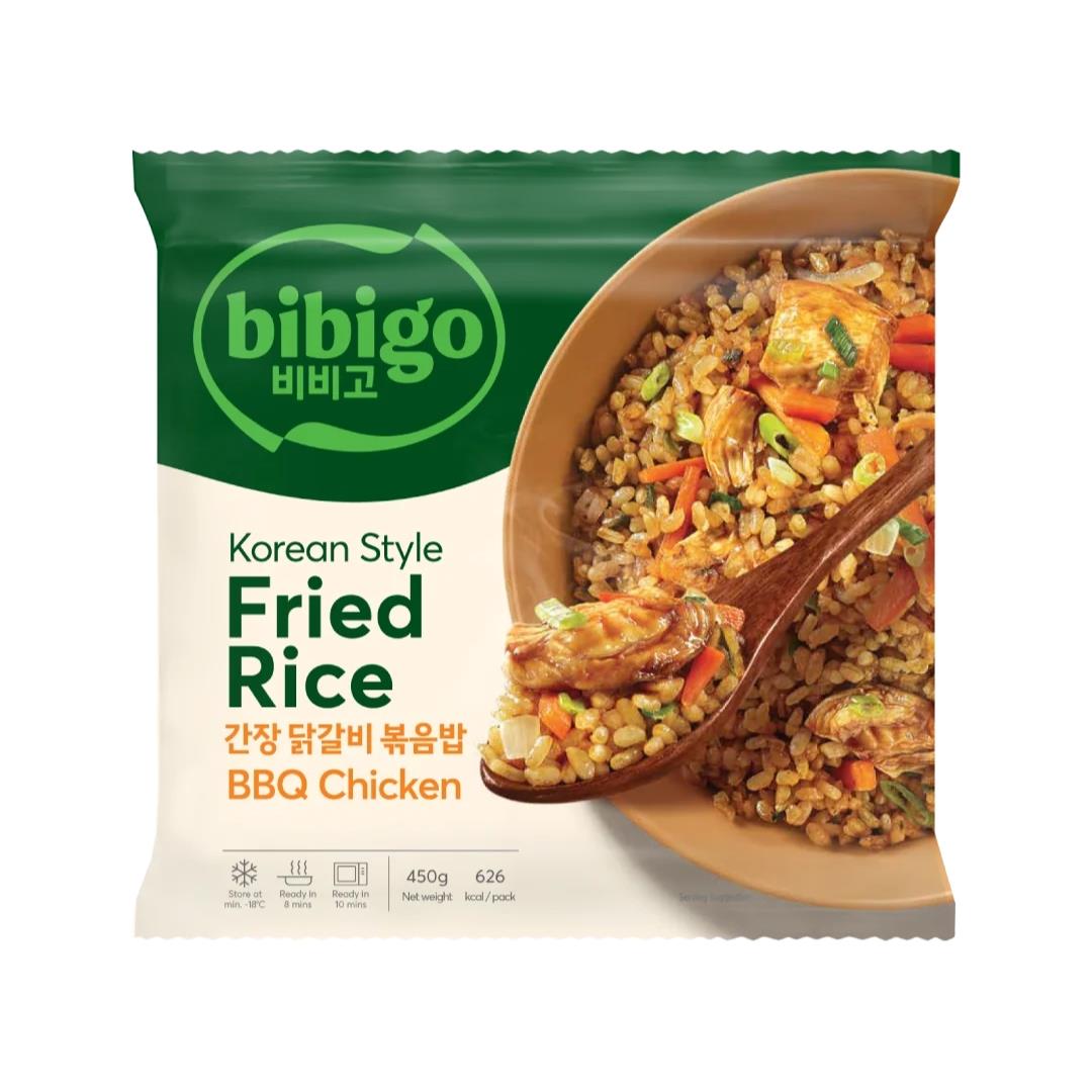 ❄️ CJ Bibigo Korean Style Fried Rice (BBQ Chicken) 간장 닭갈비 볶음밥 14 x 450g