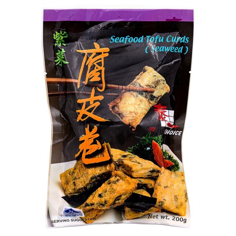 ❄️ First Choice Seafood Tofu Curds (Seaweed) 泰一 紫菜腐皮卷 50 x 200g