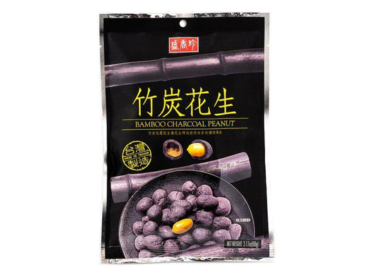 (Case) Triko Foods Bamboo Charcoal Peanut 盛香珍 竹炭花生 90g*10