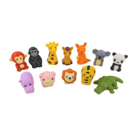 (Case) Japanese Puzzle Eraser (Animal Set) *12