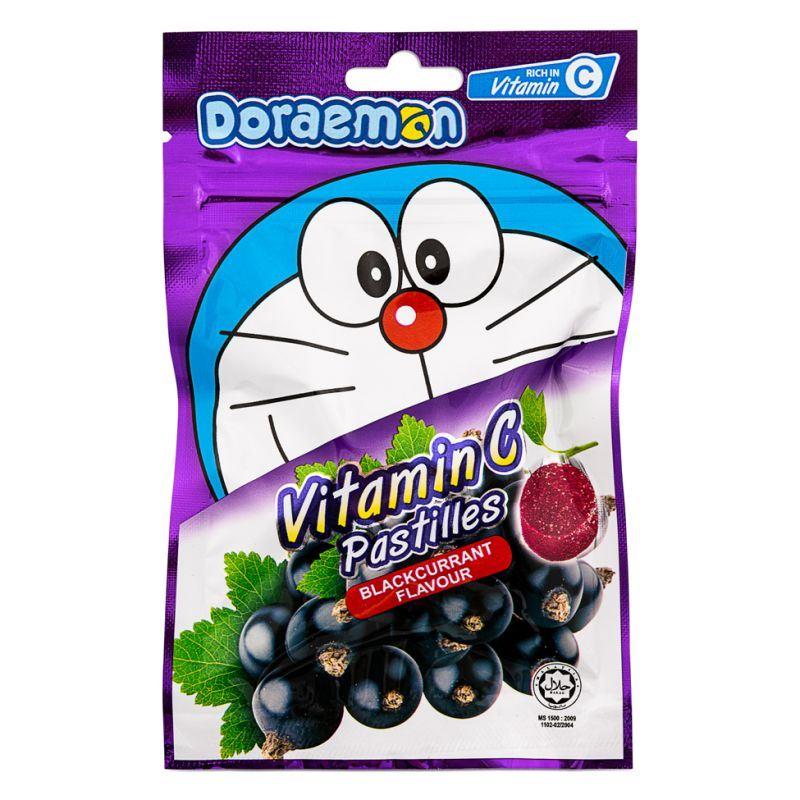 Big Foot Doraemon Vitamin C Pastilles (Blackcurrant Flavour) 12 x 40g