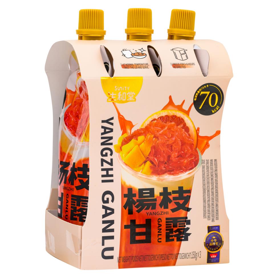 (Case) Sunity Mango Grapefruit Sago (3 pcs) 生和堂 楊枝甘露 (清爽柚柚) (3包) 450g*12