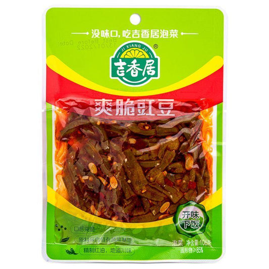 (Case) Ji Xiang Ju Crisp Cowpea (L) 吉香居 爽脆豇豆 (大) 106g*50